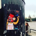 Sentrock sticker in London, 2016